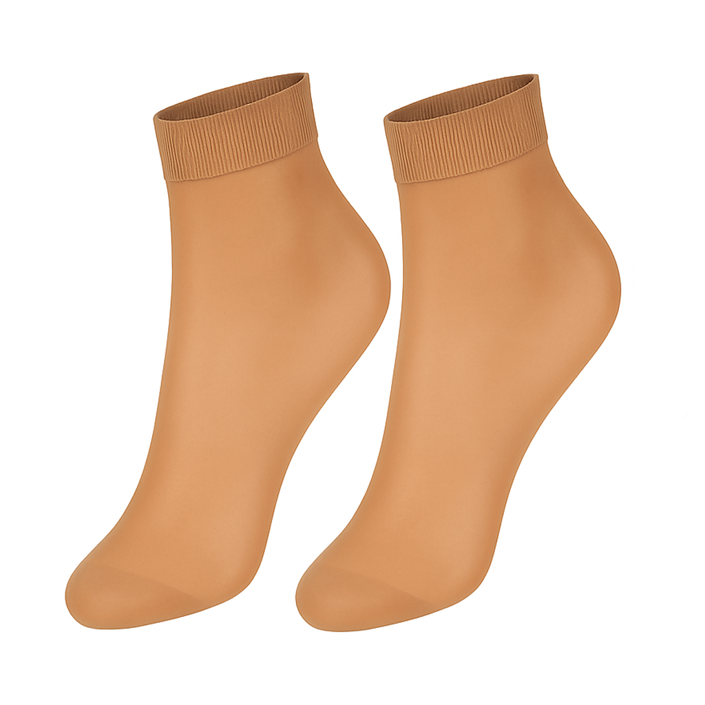 AWS/American Made Womens Sheer Ankle Socks 10 Pairs Lightweight Transparent Nylon Thin Dress Socks Mesh Hosiery - Bronze AWS/American Made Womens Sheer Ankle Socks 10 Pairs Lightweight Transparent Nylon Thin Dress Socks Mesh Hosiery - Bronze